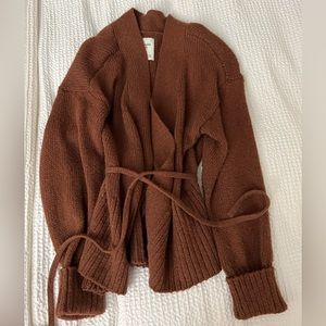 Abercrombie Brown Wrap Sweater XS